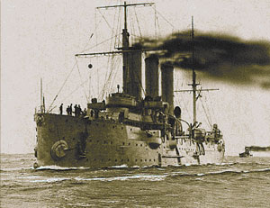 Крейсер "Аврора" в походе. 1910-1911 гг