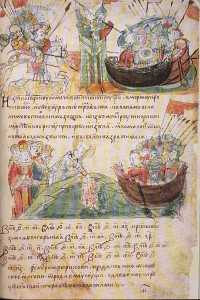 Поход на Царьград Аскольда и Дира в Радзивилловской летописи, XV век 