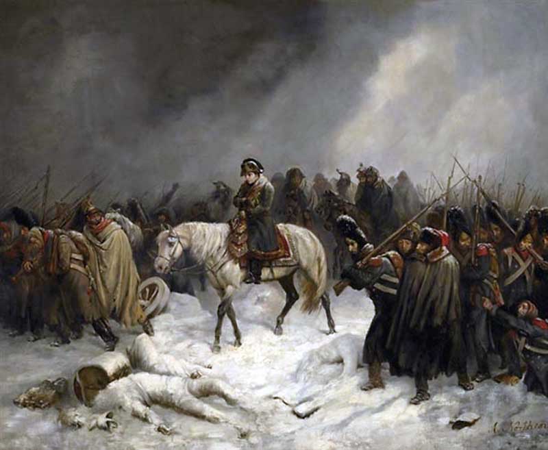 «Отступление Наполеона из Москвы», Адольф Нортерн, 1851 год.